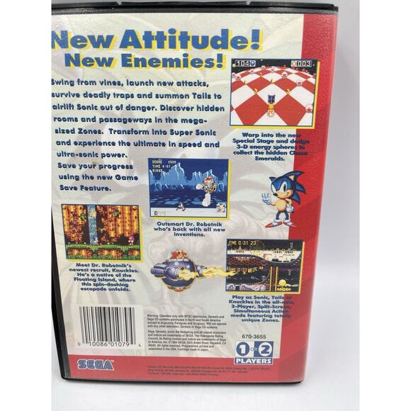 Sonic the Hedgehog 3 CIB W/ Manual - Sega Genesis - Picture 6 of 13